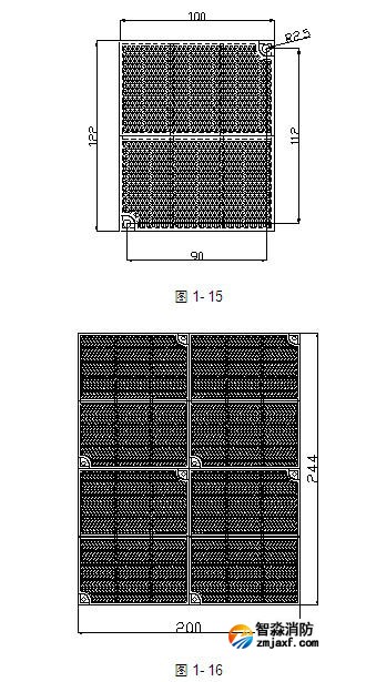 海湾JTY-HM-GST102红外对射光束感烟探测器安装示意图