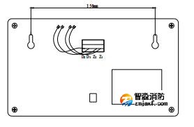 火灾显示盘安装示意图