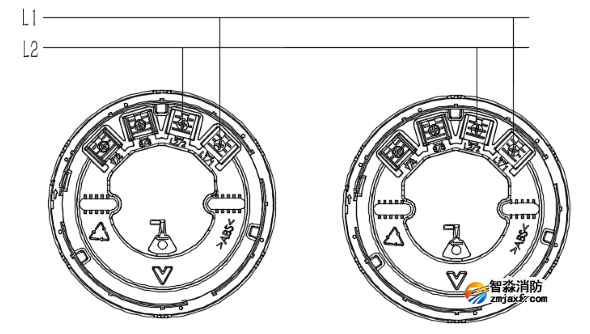 JBF5173火灾声光警报器接线图