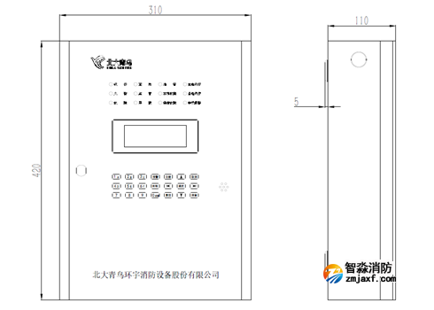 JBF-TD803用户信息传输装置外形尺寸
