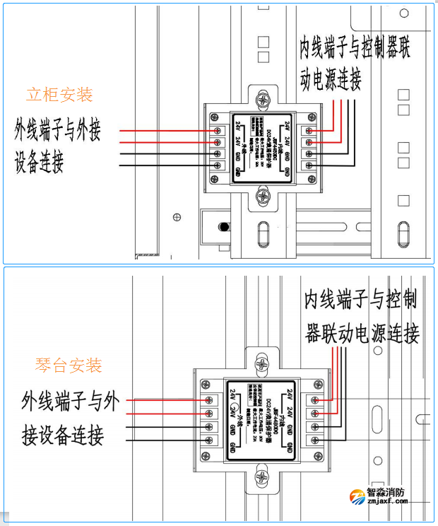 JBF4480DC DC24V浪涌保护器安装说明