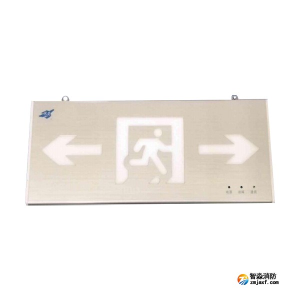 依爱EI-BLJC-2LREI1W-8638D集中电源集中控制型消防应急标志灯具 双面双向 吊装
