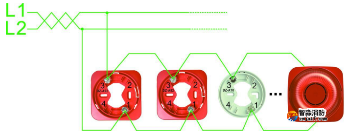 SG-A92声光警报器接线图