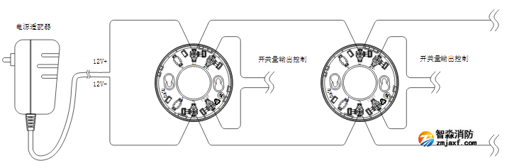 JTY-GF-FS1028点型光电火灾探测器布线与安装
