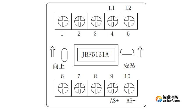 JBF5131A输入模块接线端子图