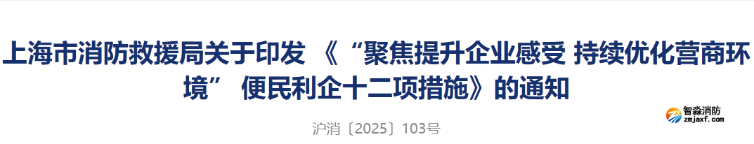 上海《“聚焦提升企业感受 持续优化营商环境” 便民利企十二项措施》全文
