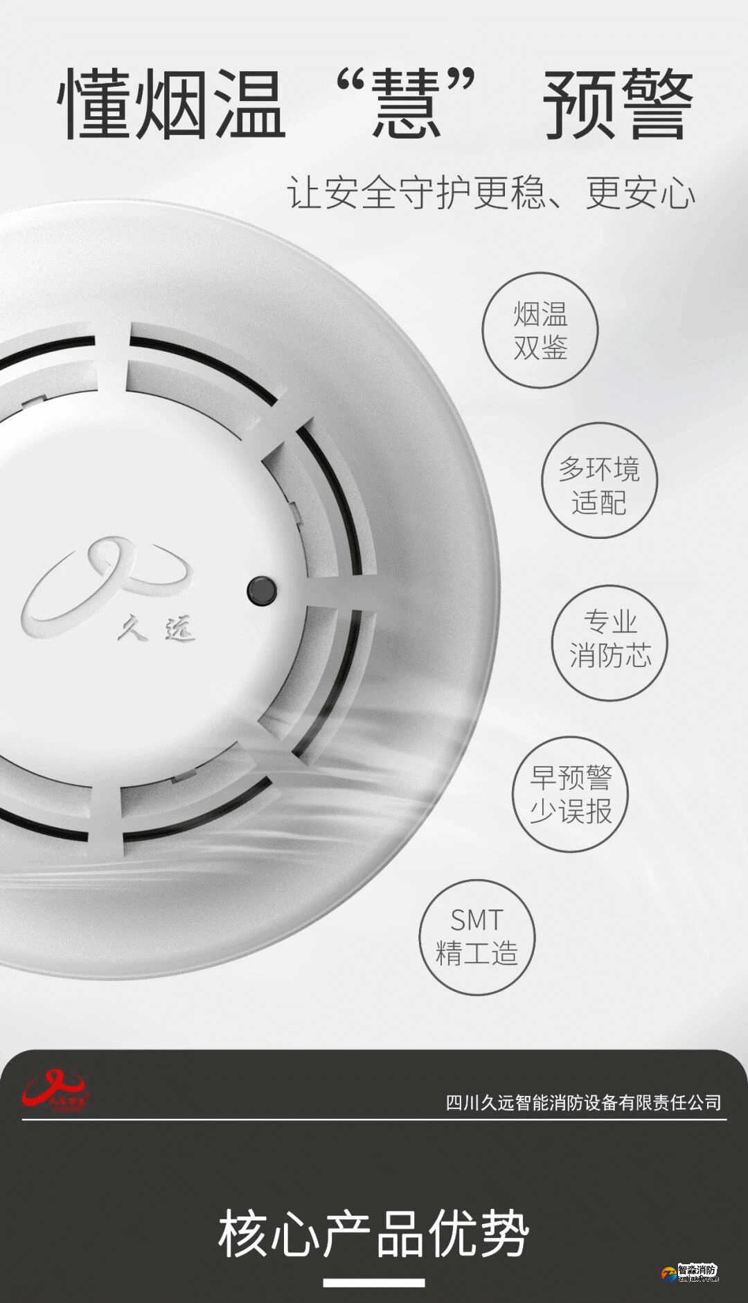 新品速递｜久远点型复合式感烟感温火灾探测器