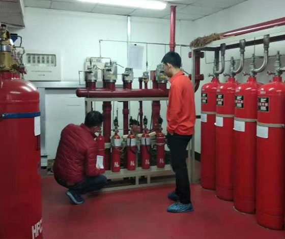 七氟丙烷气体灭火系统维修调试
