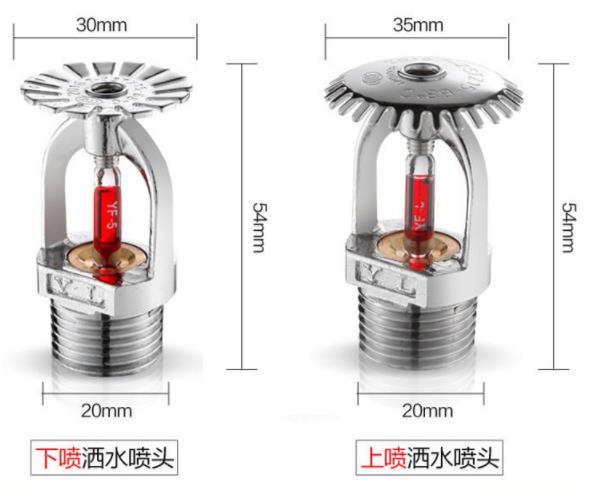 上下洒水喷淋头