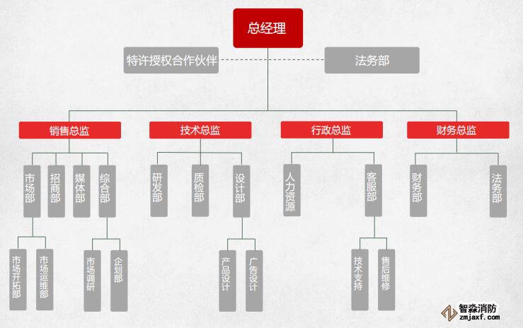 智淼消防组织架构