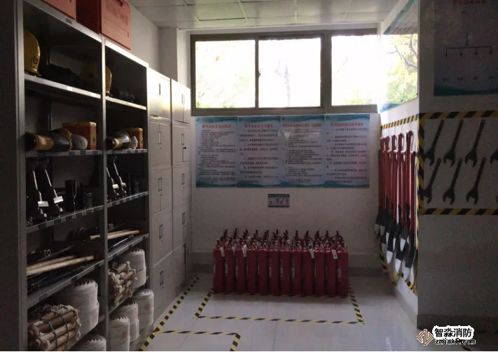 微型消防站现场照片