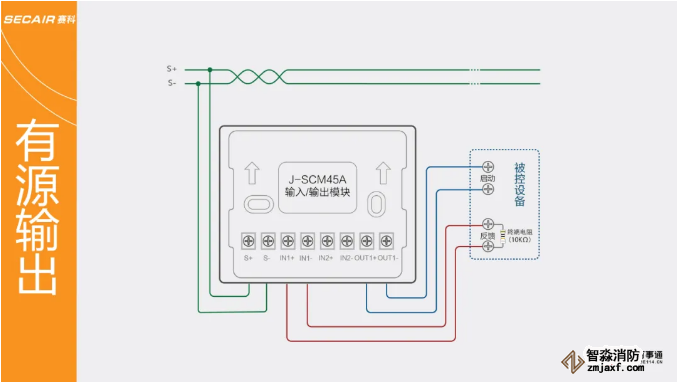 J-SCM45A输入输出模块接线图