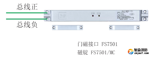FS7501门磁接口接线图